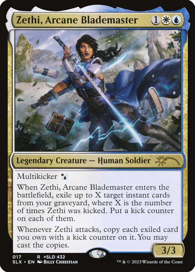 Zethi, Arcane Blademaster card front