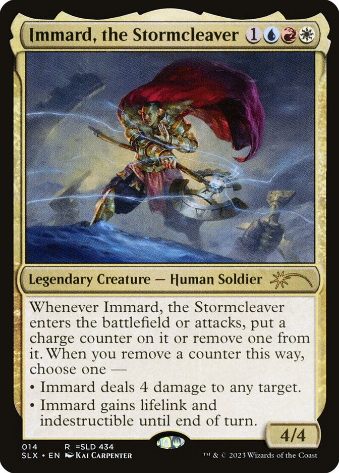 Immard, the Stormcleaver card front