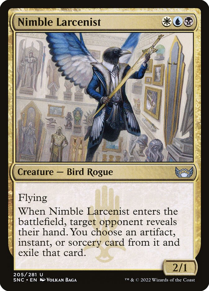 Nimble Larcenist card front