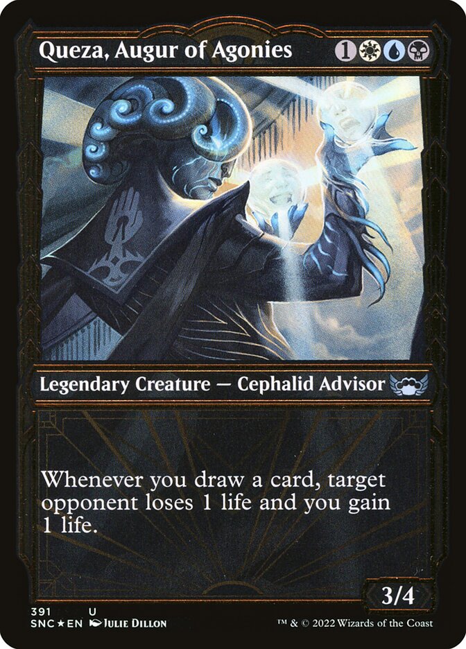Queza, Augur of Agonies card front