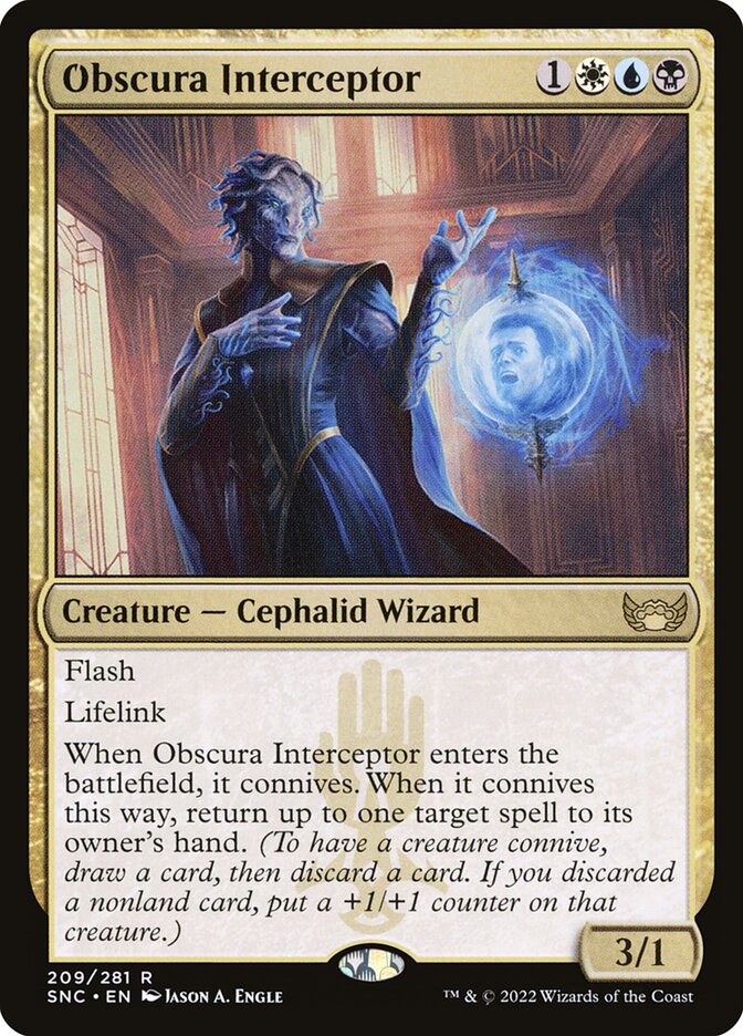 Obscura Interceptor card front