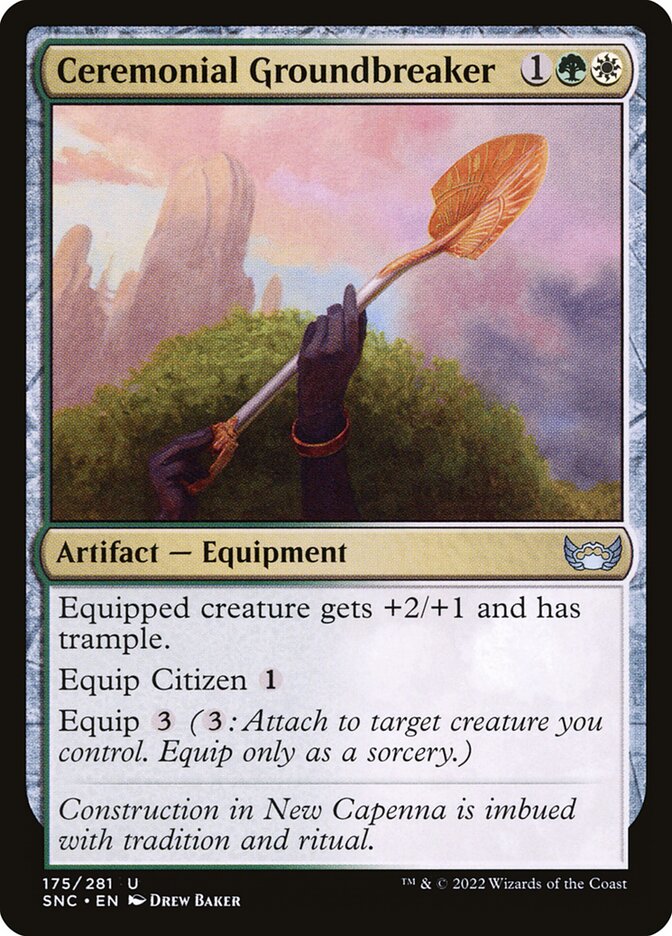 Ceremonial Groundbreaker card front