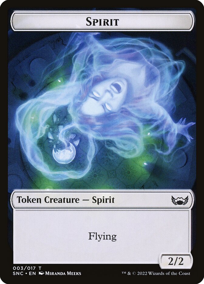 Spirit card front