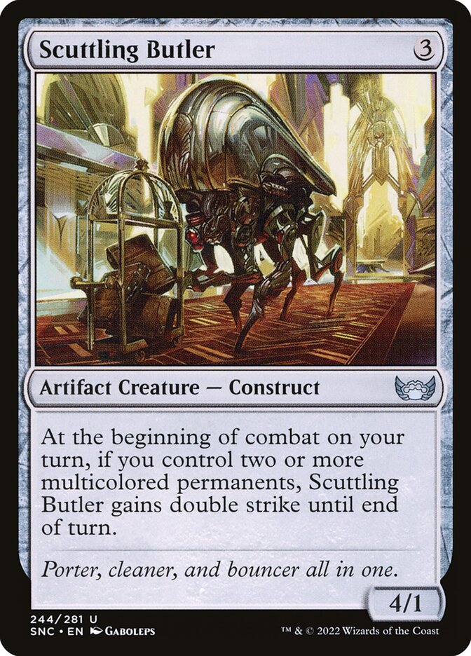 Scuttling Butler card front