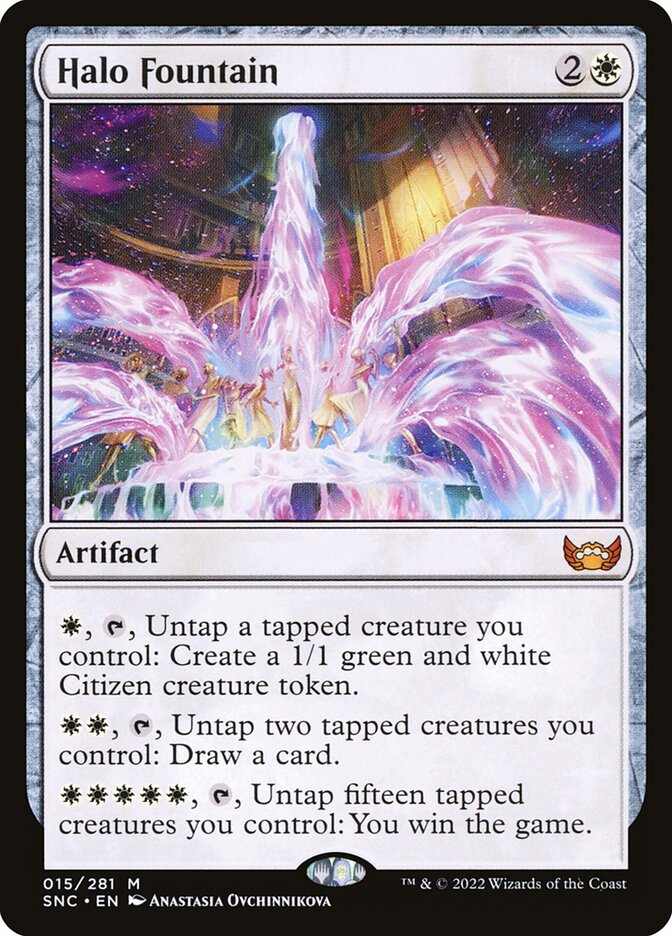 Halo Fountain card front