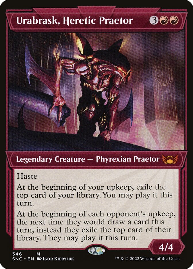Urabrask, Heretic Praetor card front