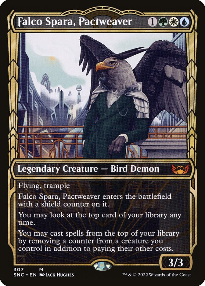 Falco Spara, Pactweaver card front