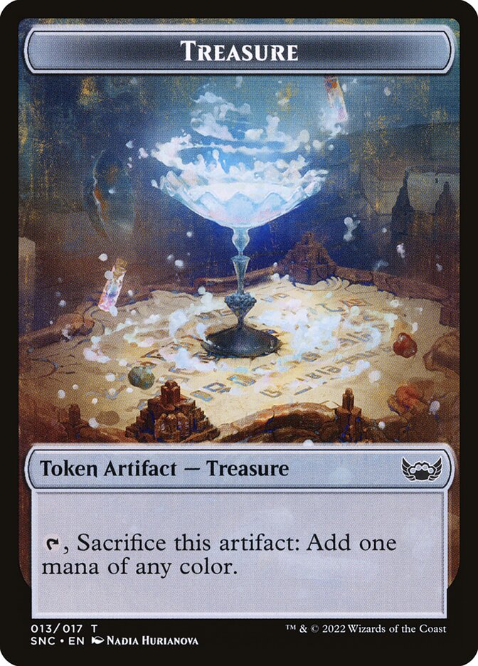 Treasure card front