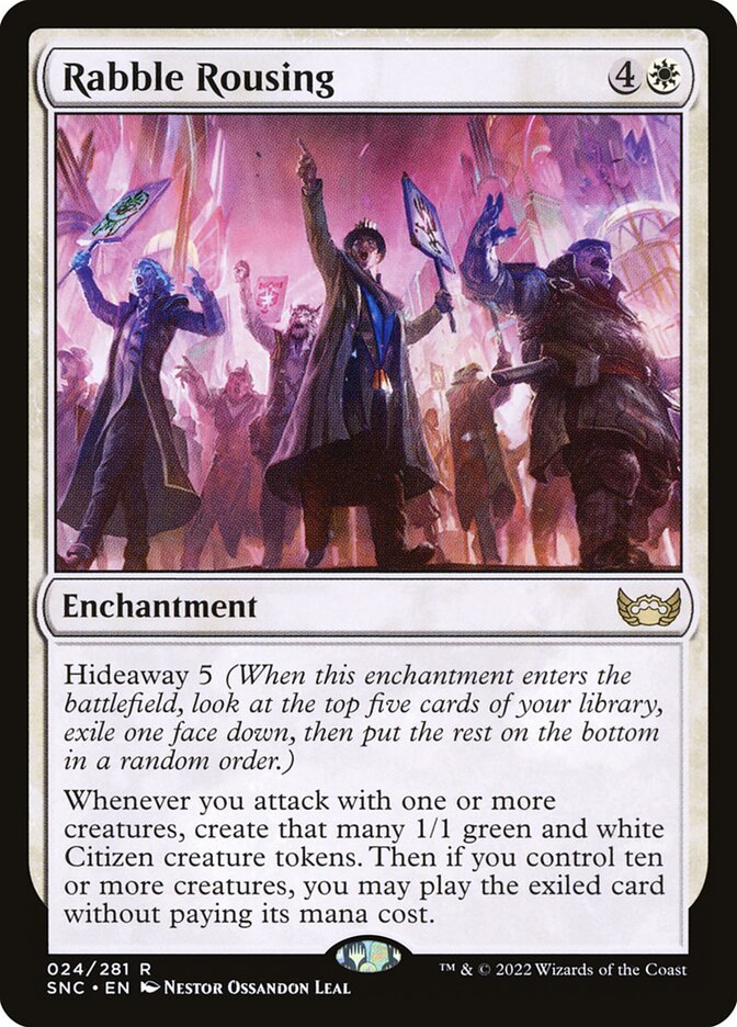 Rabble Rousing card front