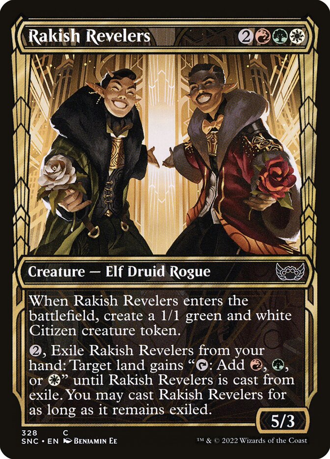 Rakish Revelers card front