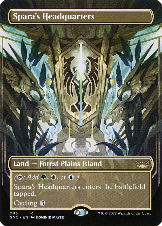 Spara's Headquarters card front