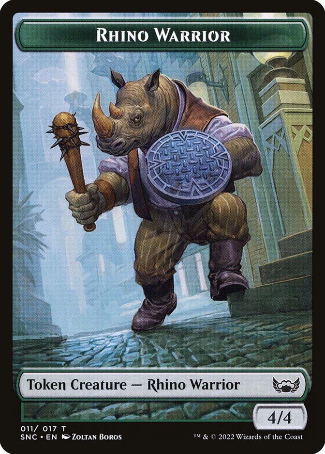 Rhino Warrior card front