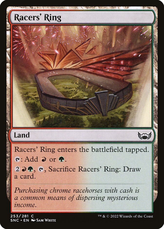 Racers' Ring card front