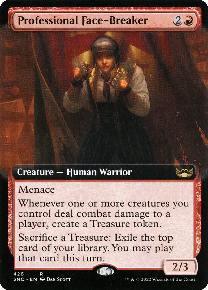 Professional Face-Breaker card front