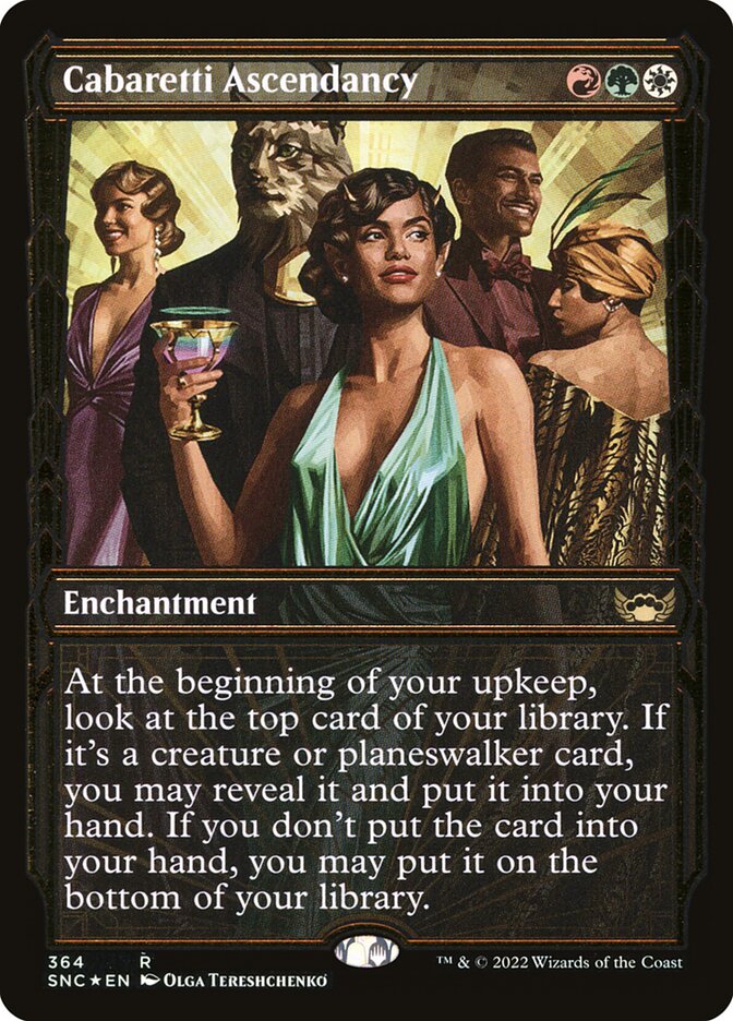 Cabaretti Ascendancy card front