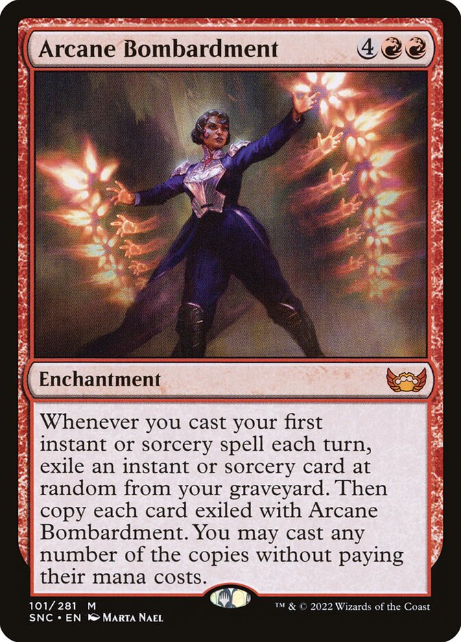Arcane Bombardment card front