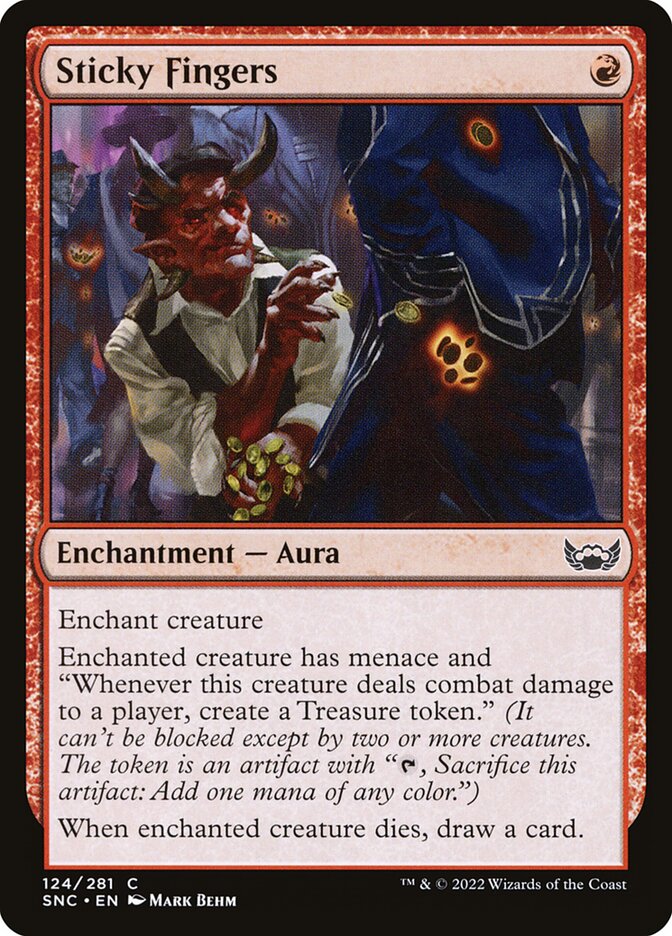 Sticky Fingers card front