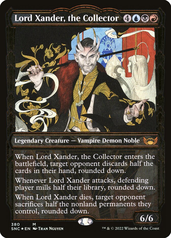 Lord Xander, the Collector card front