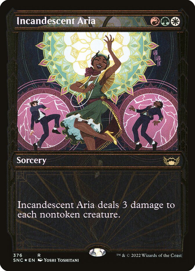 Incandescent Aria card front