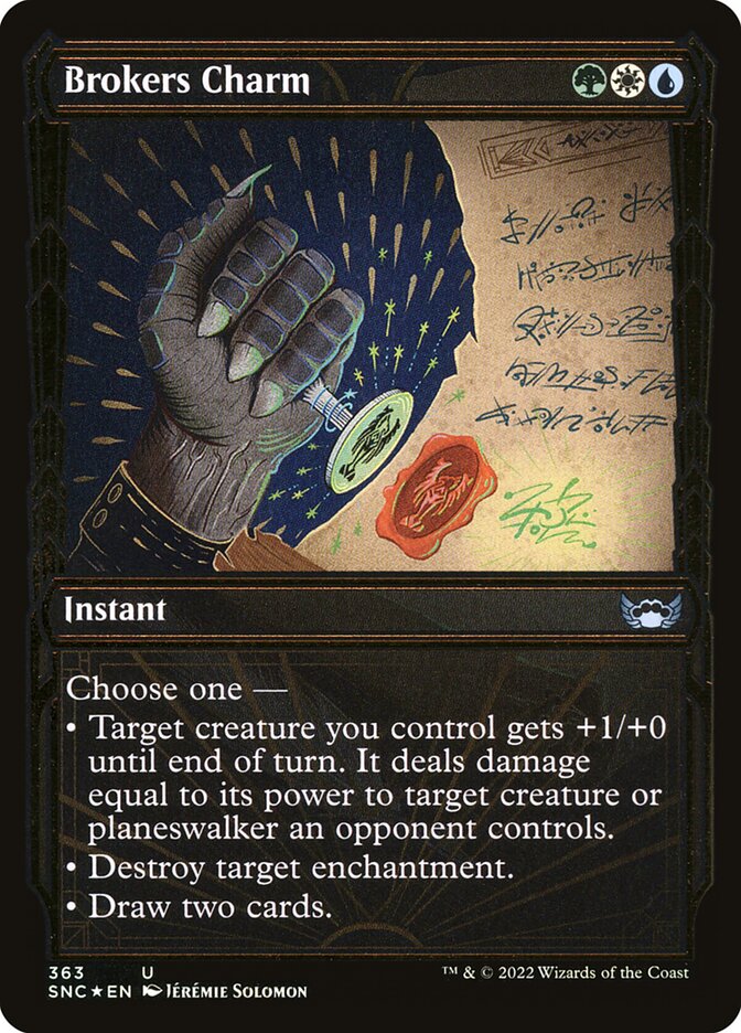 Brokers Charm card front