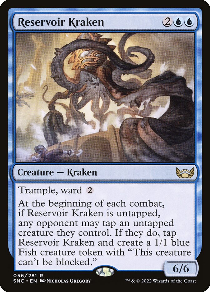 Reservoir Kraken card front
