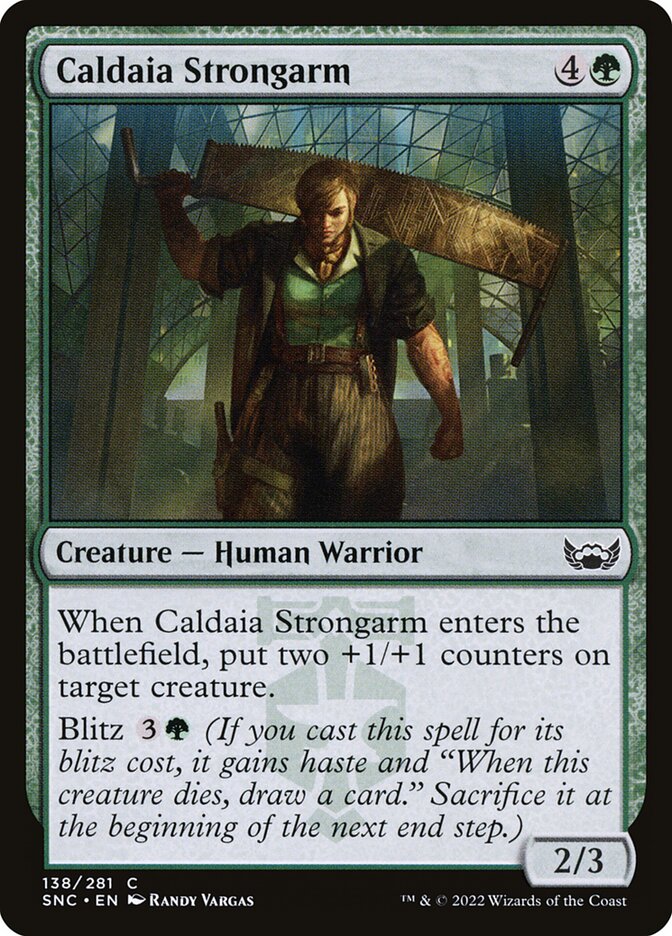Caldaia Strongarm card front