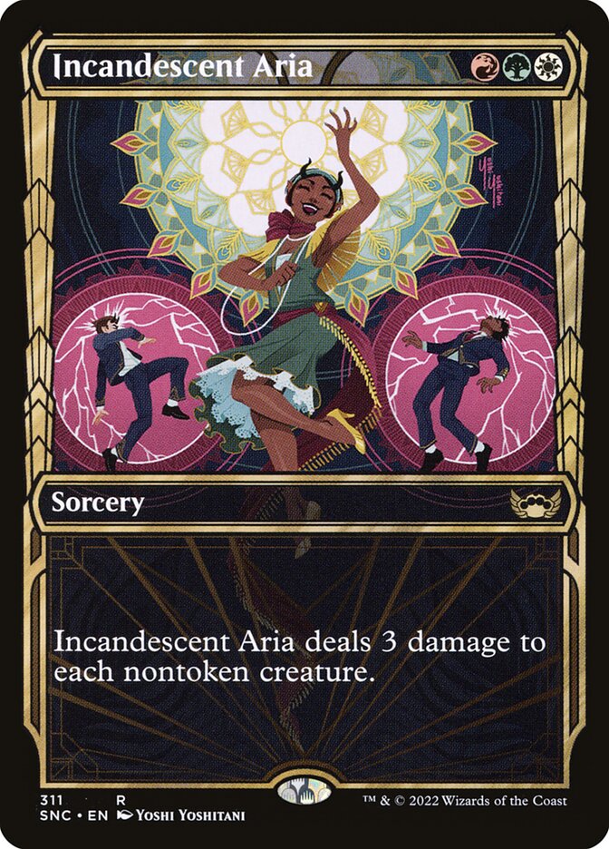 Incandescent Aria card front