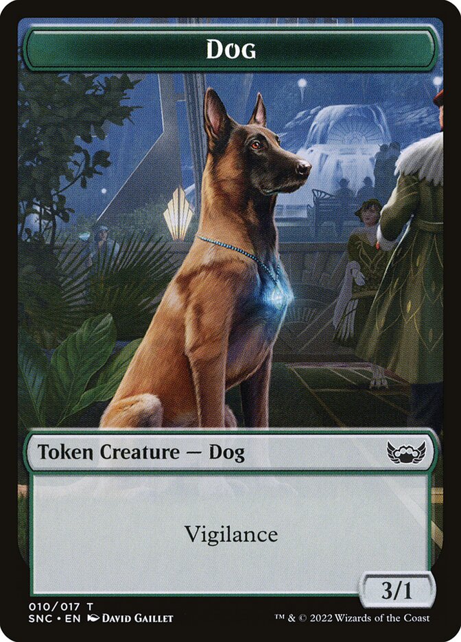 Dog card front