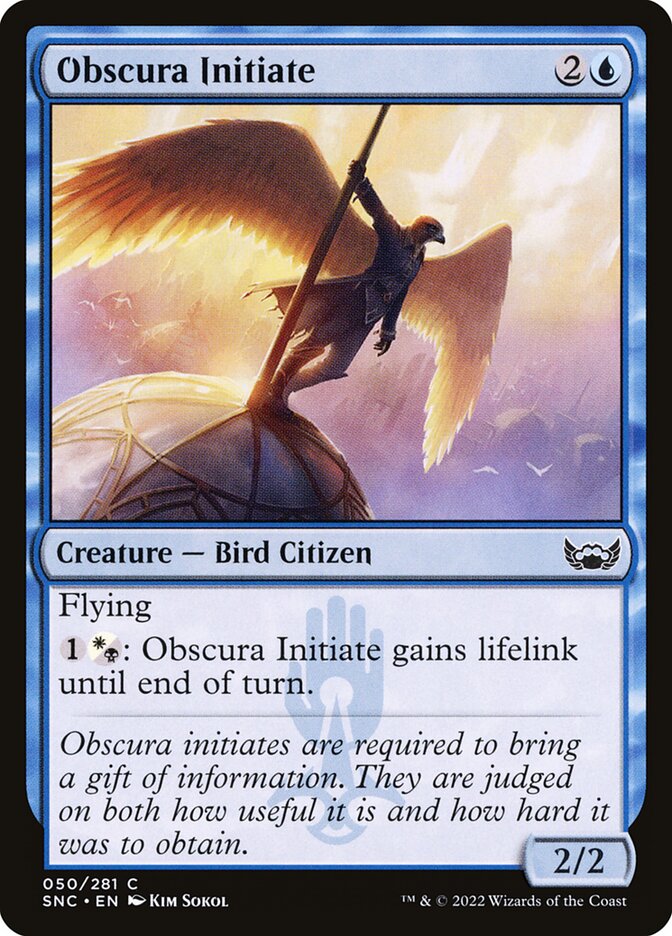Obscura Initiate card front