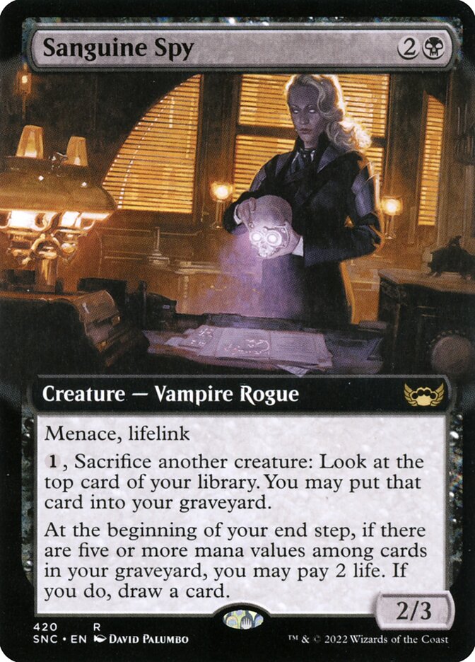 Sanguine Spy card front