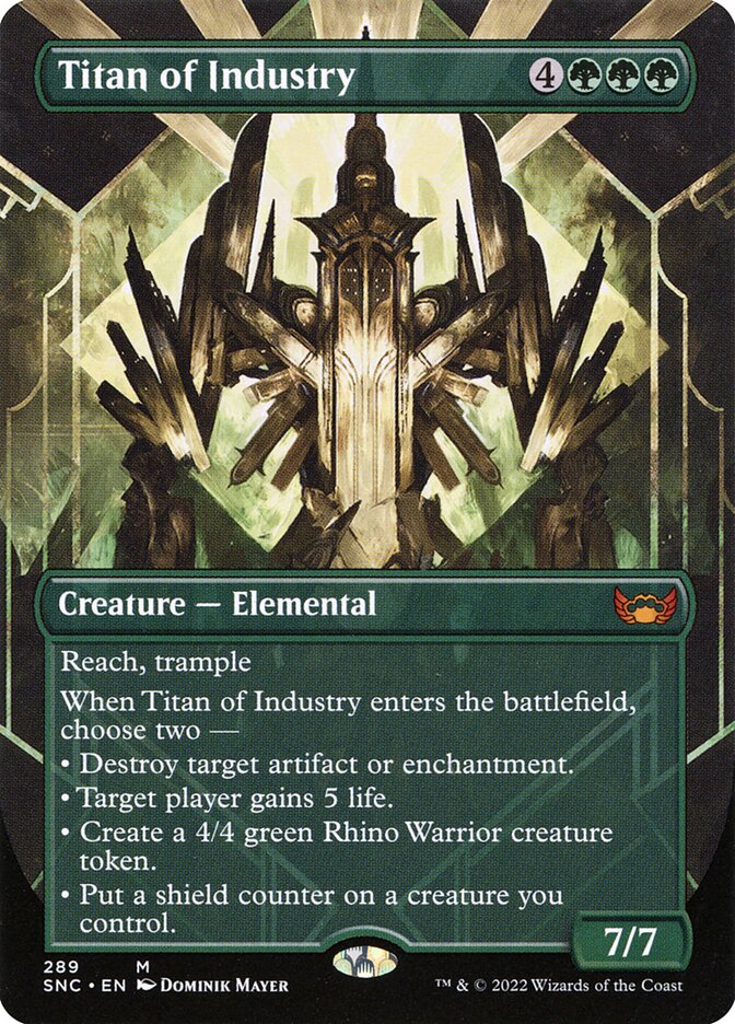 Titan of Industry card front