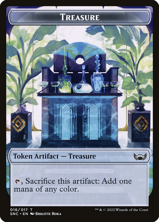 Treasure card front
