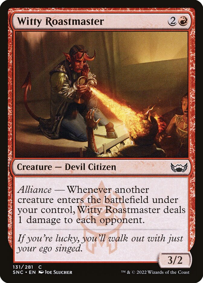 Witty Roastmaster card front
