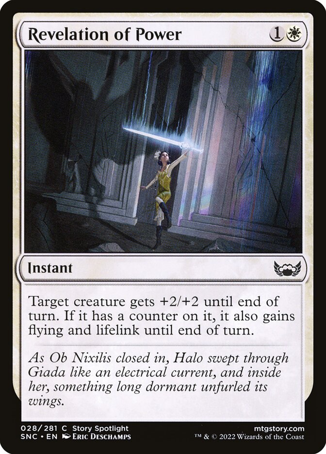Revelation of Power card front