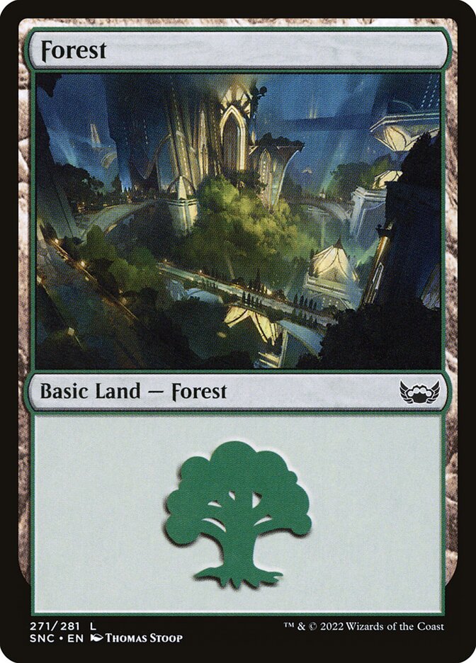 Forest card front