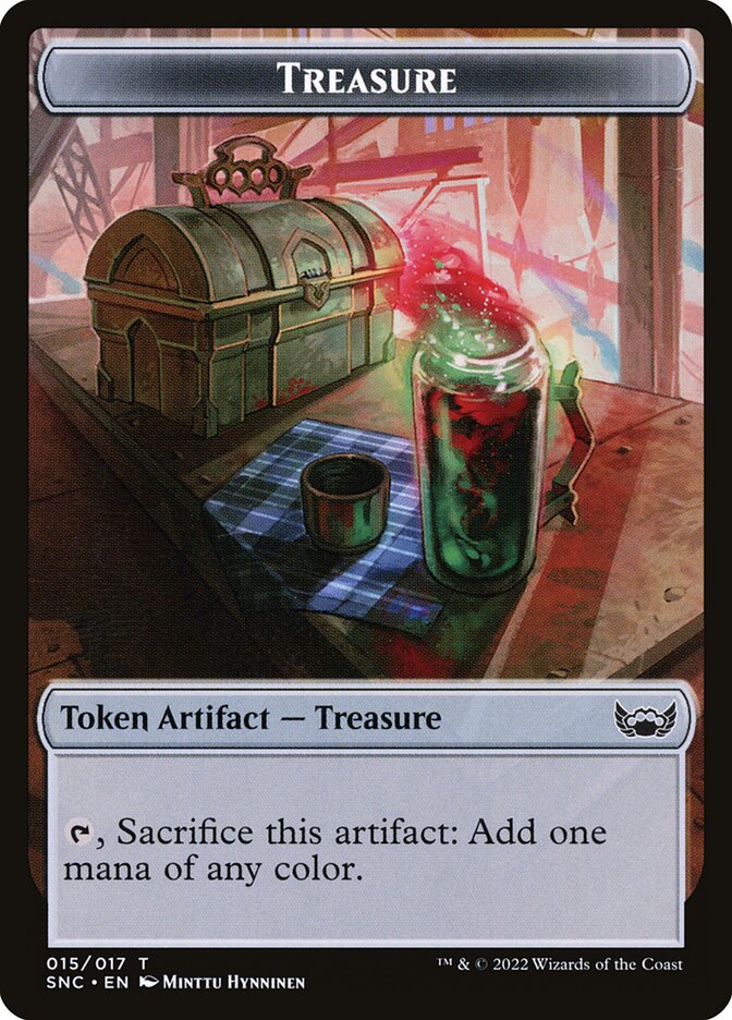 Treasure card front