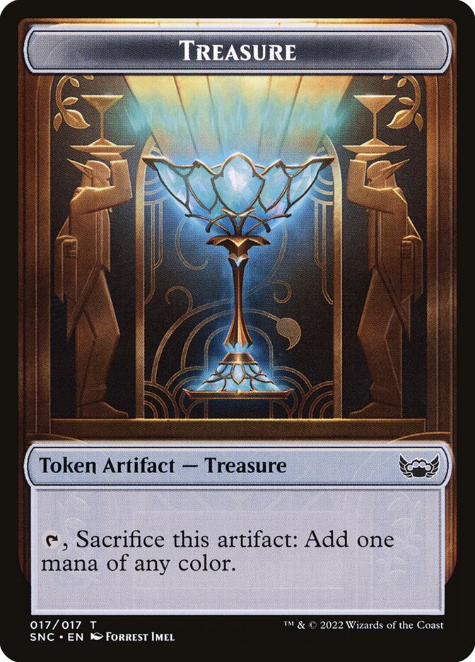 Treasure card front