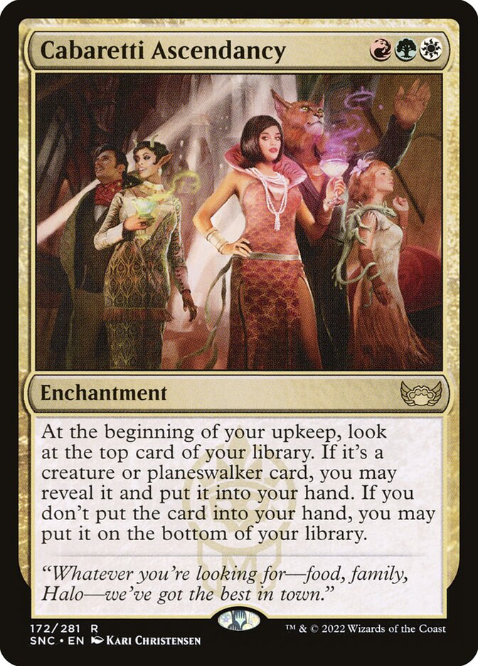 Cabaretti Ascendancy card front