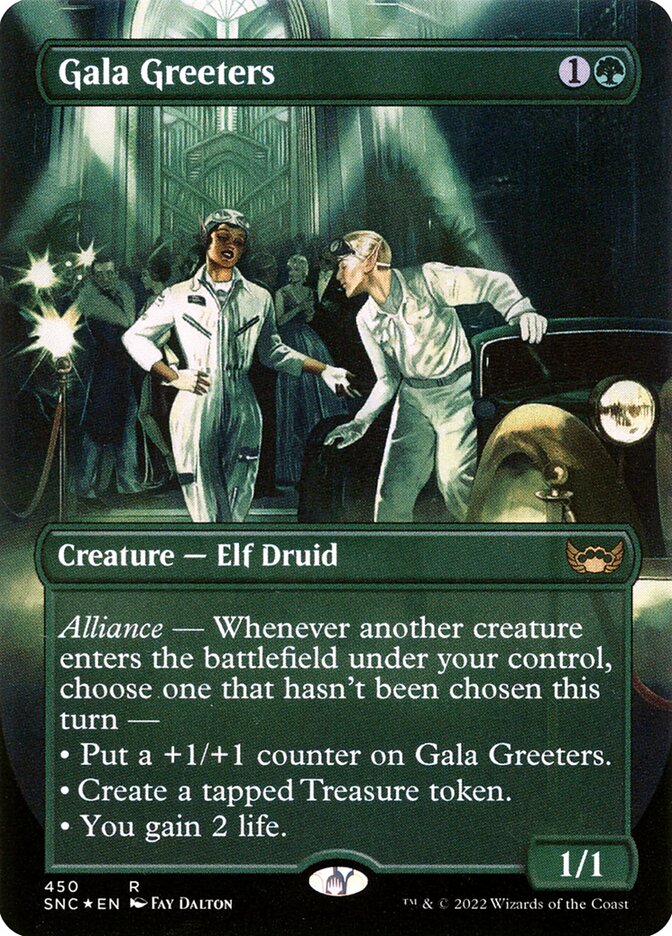 Gala Greeters card front