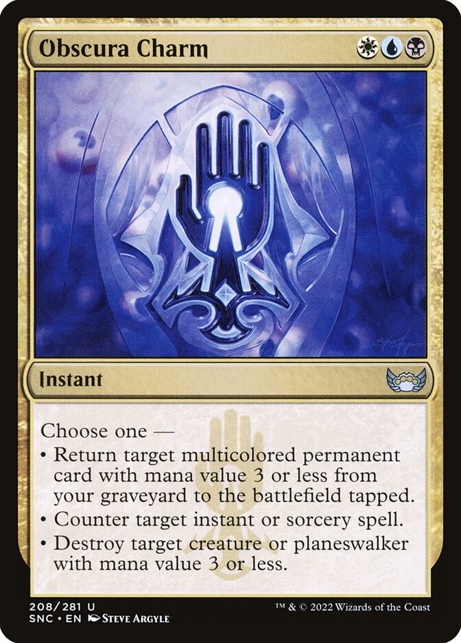 Obscura Charm card front