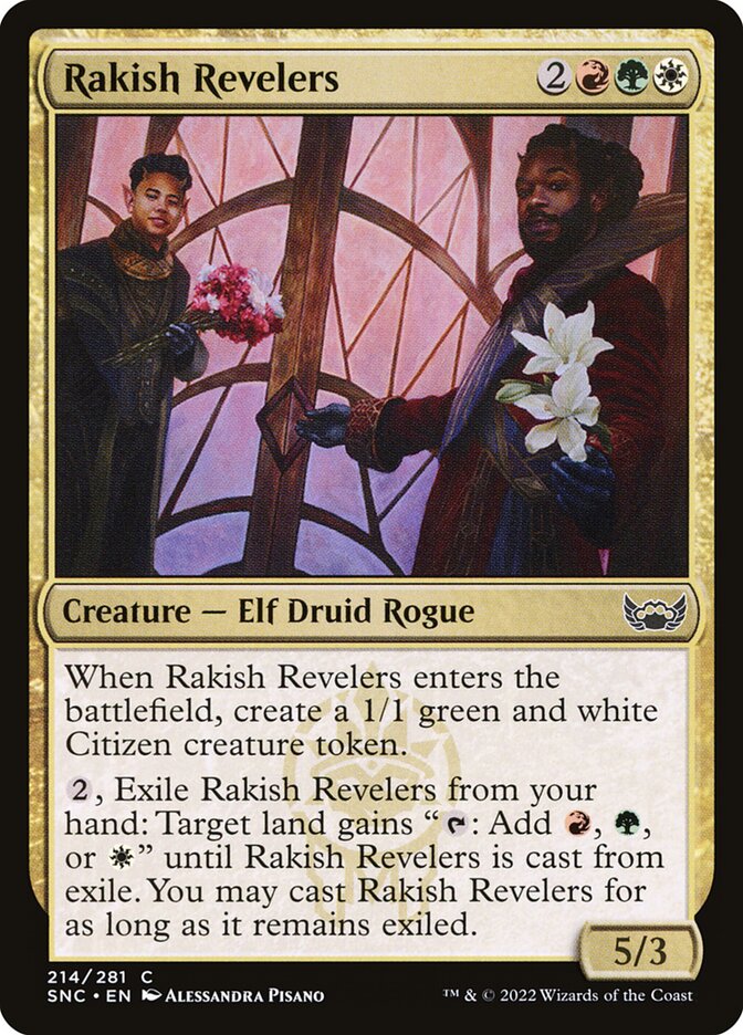 Rakish Revelers card front