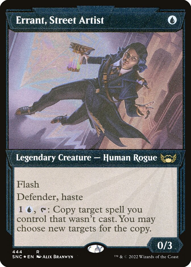 Errant, Street Artist card front