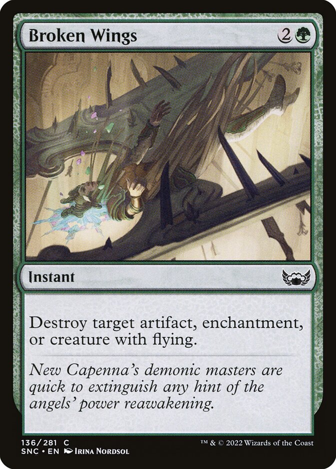Broken Wings card front