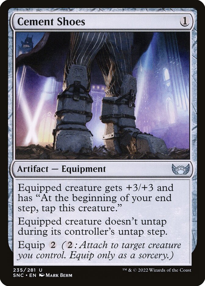 Cement Shoes card front