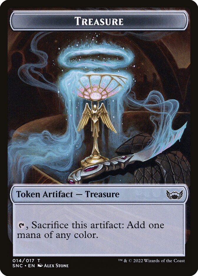 Treasure card front
