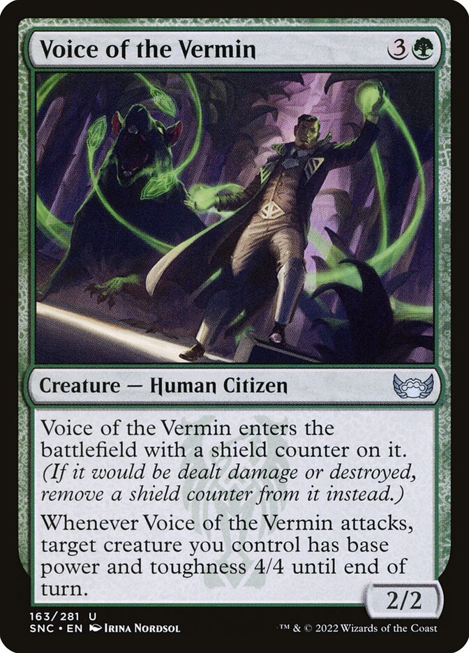 Voice of the Vermin card front