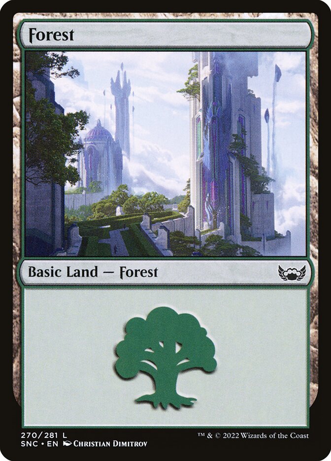 Forest card front