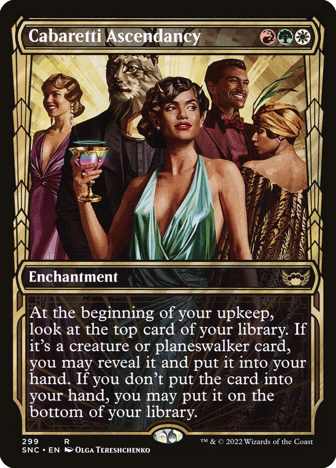Cabaretti Ascendancy card front