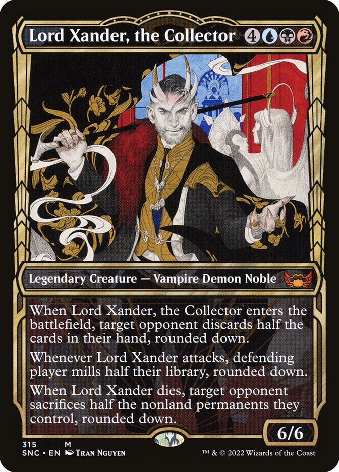 Lord Xander, the Collector card front