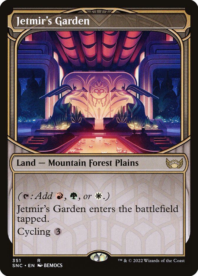 Jetmir's Garden card front